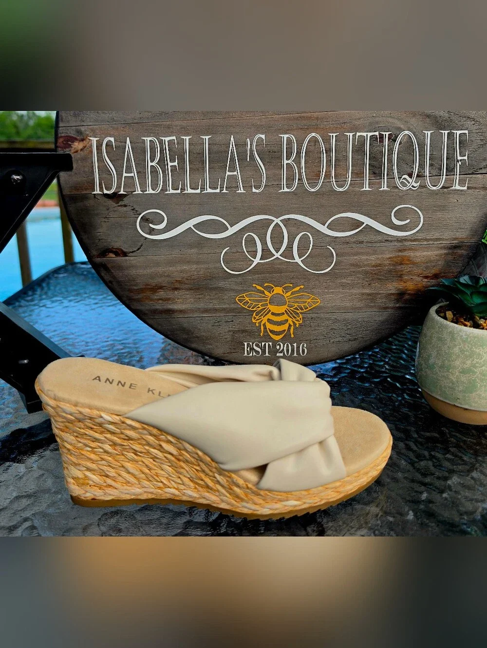 Anne Klein Weslie Espadrille Wedge Sandals